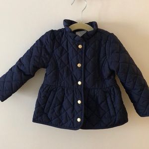 Janie and Jack 18-24 mos Navy Quilted Jacket